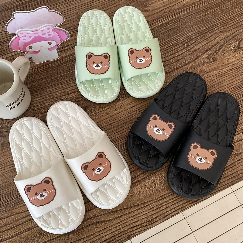 2024 Новый стиль тапочки для женщин Летние в Интернете знаменитости милые девушки сердце домашние Нескользящие сандалии с мягкой подошвой