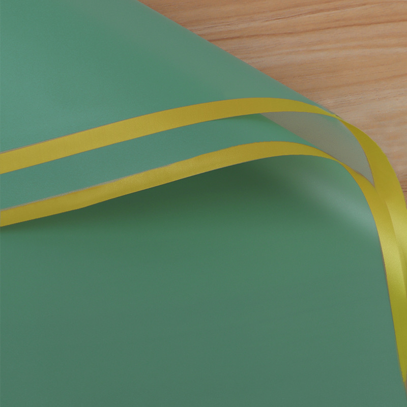 Película de gelatina de Phnom Penh asequible Papel de embalaje de ramo de plástico impermeable mate Papel de embalaje de flores de Phnom Penh simple 20 hojas