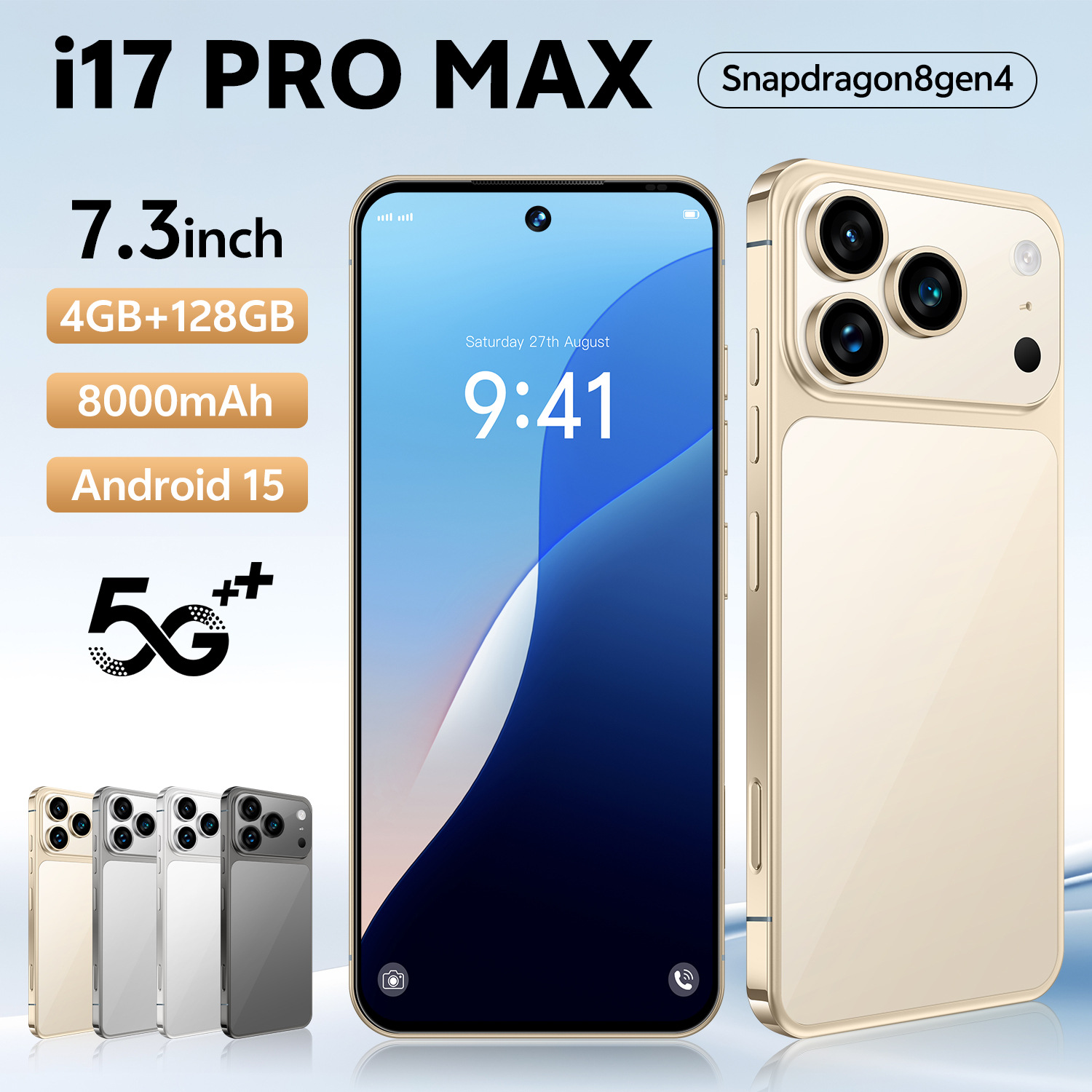 智能小手机 I17PROMAX 3+16G安卓系统10 真4g网络4.5英寸携带小巧