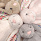 Jc White Pink Bonnie Rabbit Floral Ear Rabbit Creative Soothing Doll Cute Bonnie Rabbit Stuffed Toy Wholesale