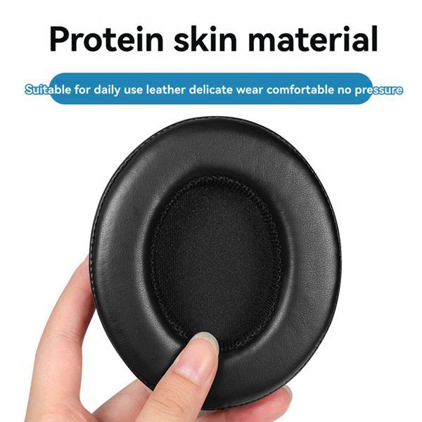 1 Pair Color: Black Material: Protein Leather Suitable for Shure Aonic 50 Headphone Covers/Ear Pads 1 Pair Color: Black Material: Protein Leather Suitable for Shure Aonic 50 Headphone Covers/Ear Pads