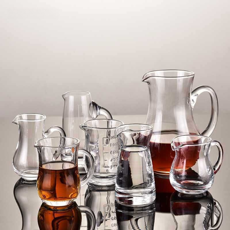 白酒杯套装烈酒杯只装酒盅家用分酒器玻璃厚底子一口杯小号|undefined