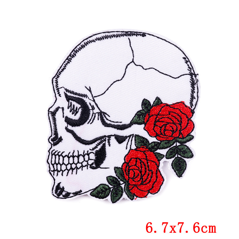 Punk Heart Shape Skull Cloth display picture 2