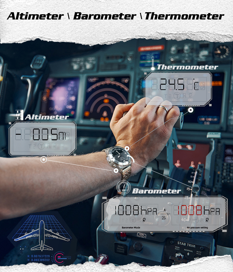 Waterdichte smartwatch met hoogtemeter barometer en kompas_voghion.com