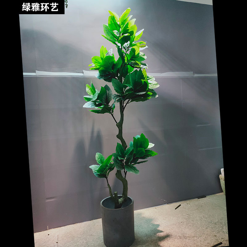 Simulation tree Artificial trees Potted plant large to ground decorate indoor hotel Market a decoration customized Office bonsai