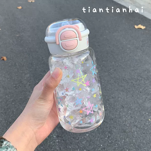 【3C certified food grade + anti-fall】Girl powder-550ml