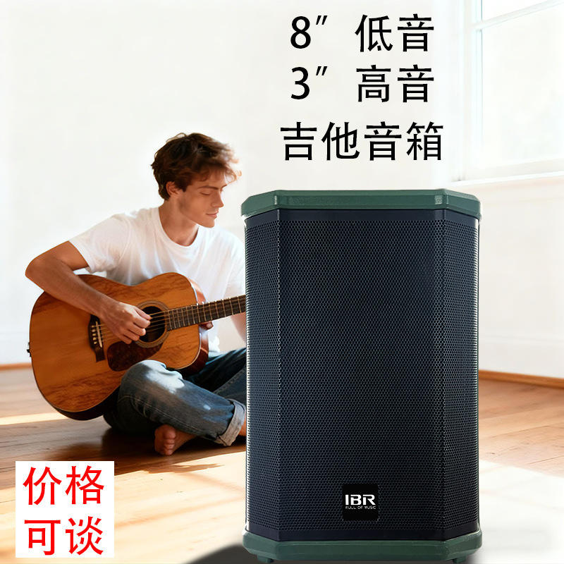 Cross-Border Outdoor Roadshow Guitar Playing and Singing Special Bluetooth Speaker with Storage Bag Stage Singing Folk Guitar Audio