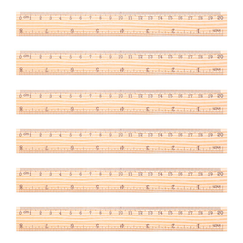 Regla regla de madera 15cm-30cm ayudas didácticas regla de madera Sastre Escala doble sola escala logotipo impreso
