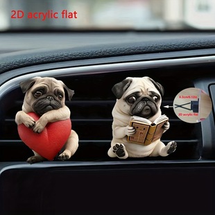 2025 Cross-Border Cute Acrylic Car Air Vent Decoration Aromatherapy Clip Car Supplies Decoration