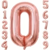 opp, 40", Розовое золото, цифра 0