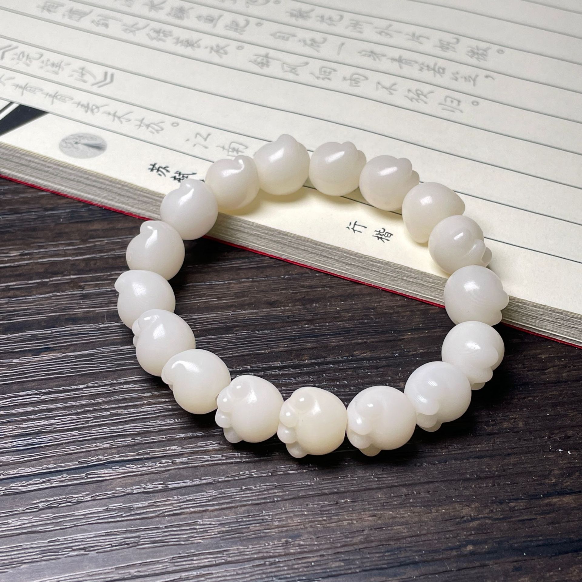 4. 보디 화이트 옥 고양이 발톱 13mm17