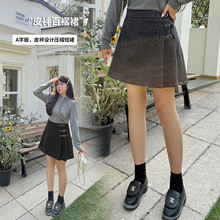 ���Z��aŮ�bmiuϵ�ڻ�ɫƤ�۰���ȹ2026�����s���|��ȹ443999