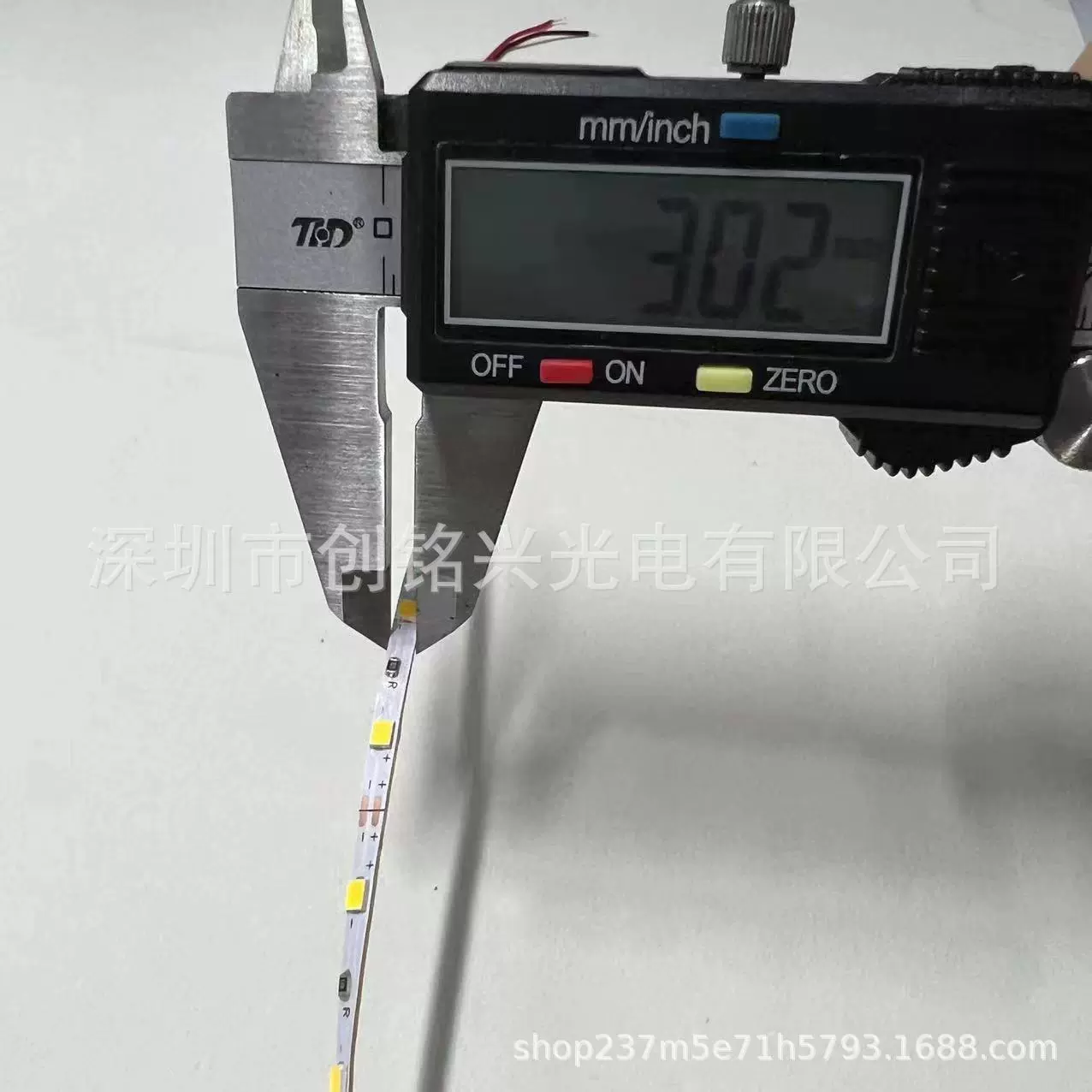 3mm宽LED灯带3V3.7V5V2835LED灯带30珠60珠正白暖白光一灯一剪