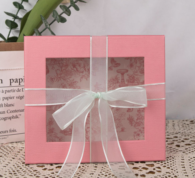 Nuevo spot ventana caja de regalo perfume cosmético caja de regalo cubierta del cielo caja de embalaje de regalo creativo fabricante al por mayor