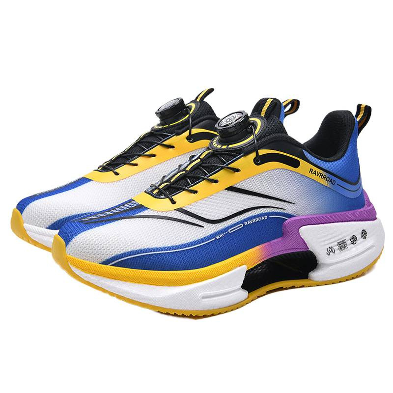 Jue Shadow 3 zapatos de corrida de placa de carbono para hombres y mujeres zapatos de entrenamiento de velocidad botón giratorio zapatos de trotar ultraligero 31 - 44