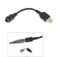 Applicable to Lenovo ThinkPad X240 G405 power adapter DC7.9 round port to square port adapter connector