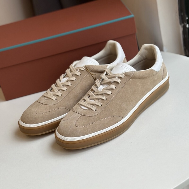 Lp Brand Cross-Border Lp2026 Fashion Light Luxury Men's Casual Sneakers Flat Lace-Up Genuine Leather Anti-Odor German Training Shoes Lp Brand Cross-Border Lp2026 Fashion Light Luxury Men's Casual Sneakers Flat Lace-Up Genuine Leather Anti-Odor German Training Shoes