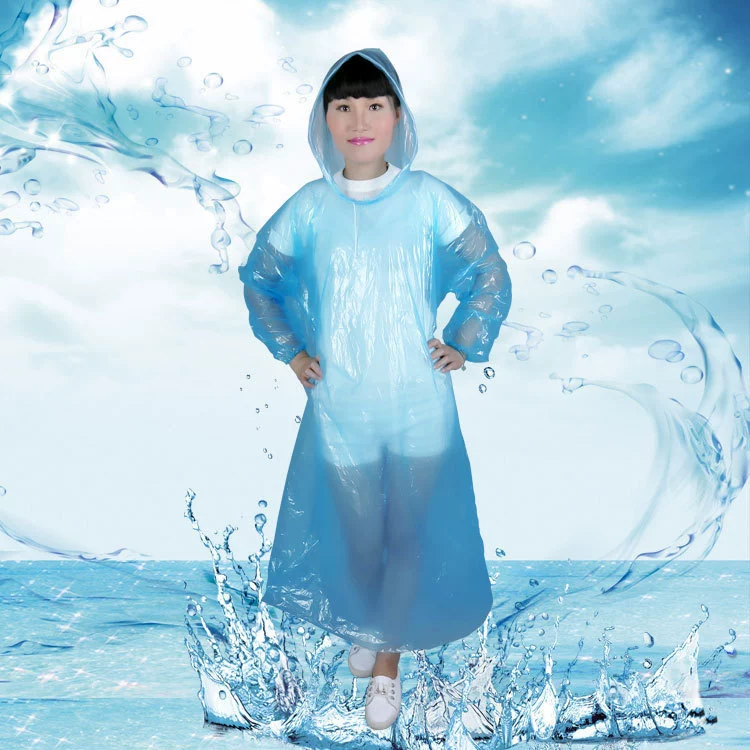 Фабрика оптом утолщенный полиэтиленовый одноразовый плащ для взрослых на открытом воздухе путешествия альпинизм походный плащ император Уокер пончо