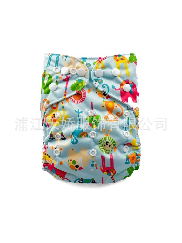 メーカークロスボーダー赤ちゃんおむつ洗える尿不湿通気性プリントトレーニングパンツcloth diaper|undefined