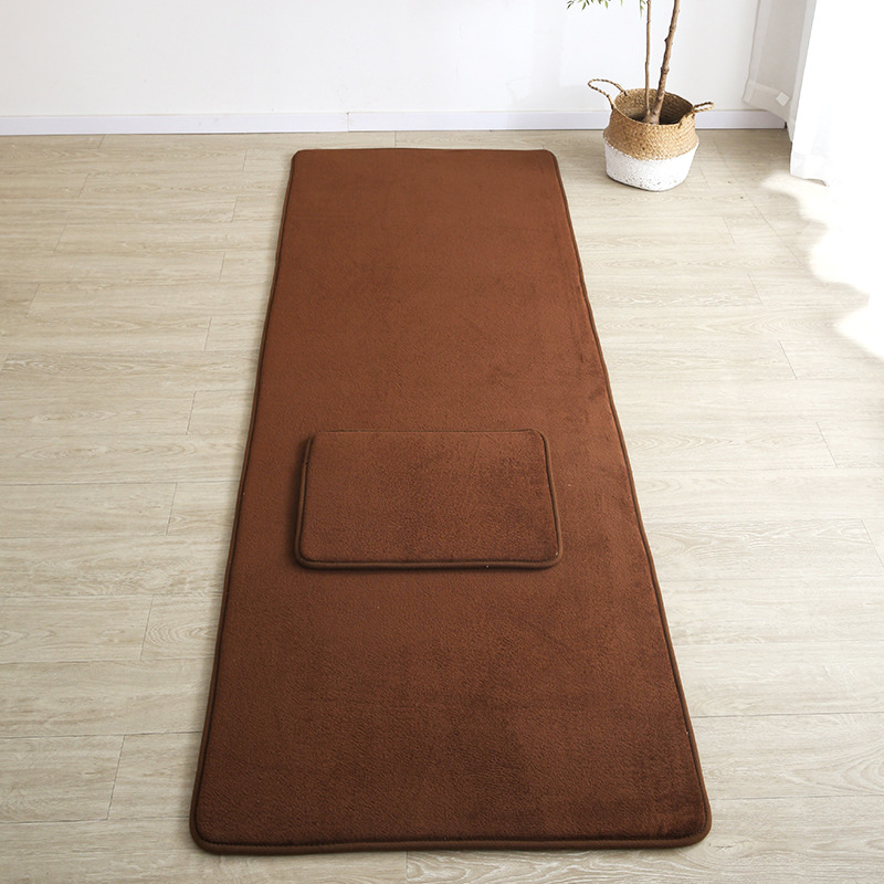 Amazon Cross-Border Sponge Prayer Mat Living Room Carpet Sports Mat Solid Color Simple Floor Mat Dropshipping