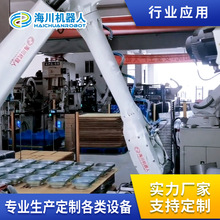 工厂定制 工业机器人 空气炸锅自动化产线冲压码垛上下料打磨抛光