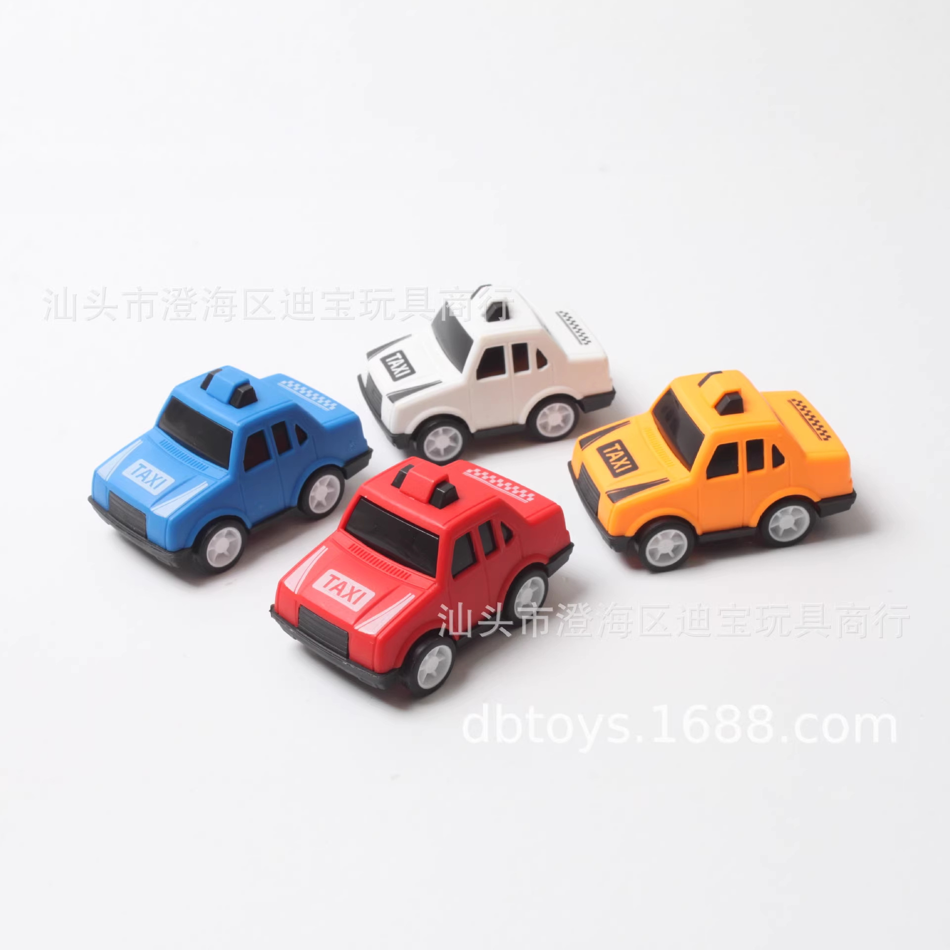 6.5cm Pull Back Taxi 75mm Gashapon Toy Giveaway