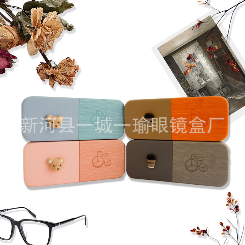 Factory direct high-level unisex glasses box decal compression sunglasses sunglasses storage box Factory direct high-level unisex glasses box decal compression sunglasses sunglasses storage box