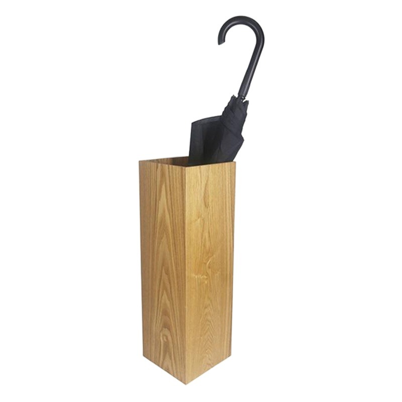 Nordic Japanese Vintage Wooden Umbrella Rack Wooden Umbrella Barrel Hotel Living Room Homestay Personalized Creative Umbrella Storage Rack