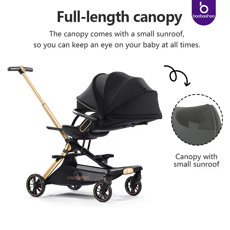 宝宝好baobaohao v16遛娃神器 babystroller婴儿车溜娃神器