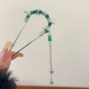 Two tooth-Bamboo U-shaped-Golden