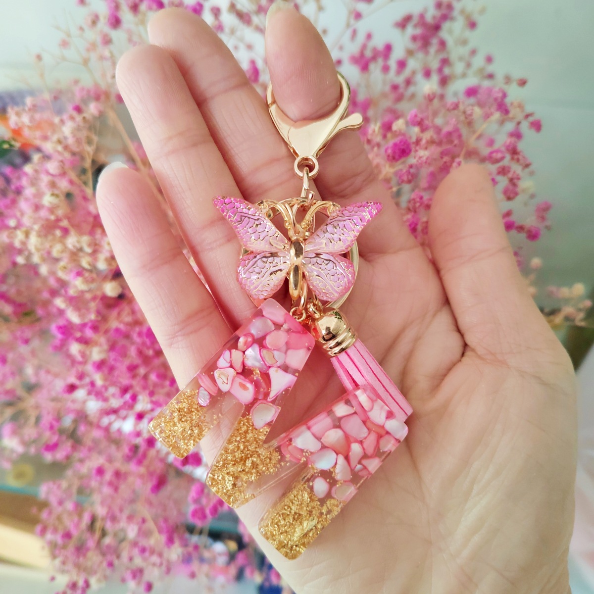 Llavero letra colgante/M