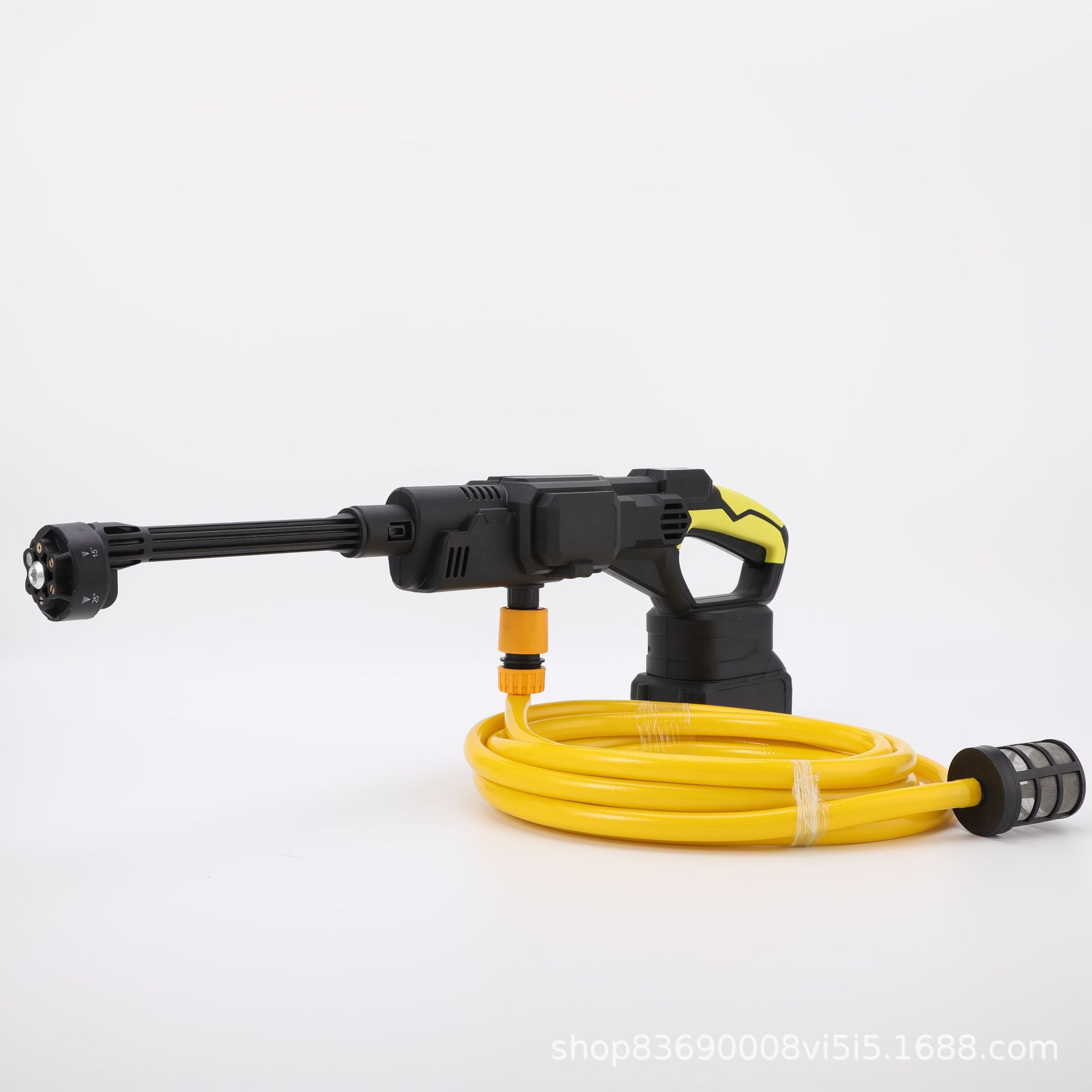 Cross-Border Brushless Car Wash Water Gun, High-Power Car Wash Machine, Rechargeable Brushless Lithium Battery Household Car Washer, Portable Electric