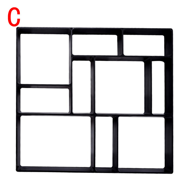 Venta caliente transfronteriza herramienta de modelado de piso de cemento baldosas de pavimentación de bricolaje molde de pavimento molde ventas directas de la fábrica