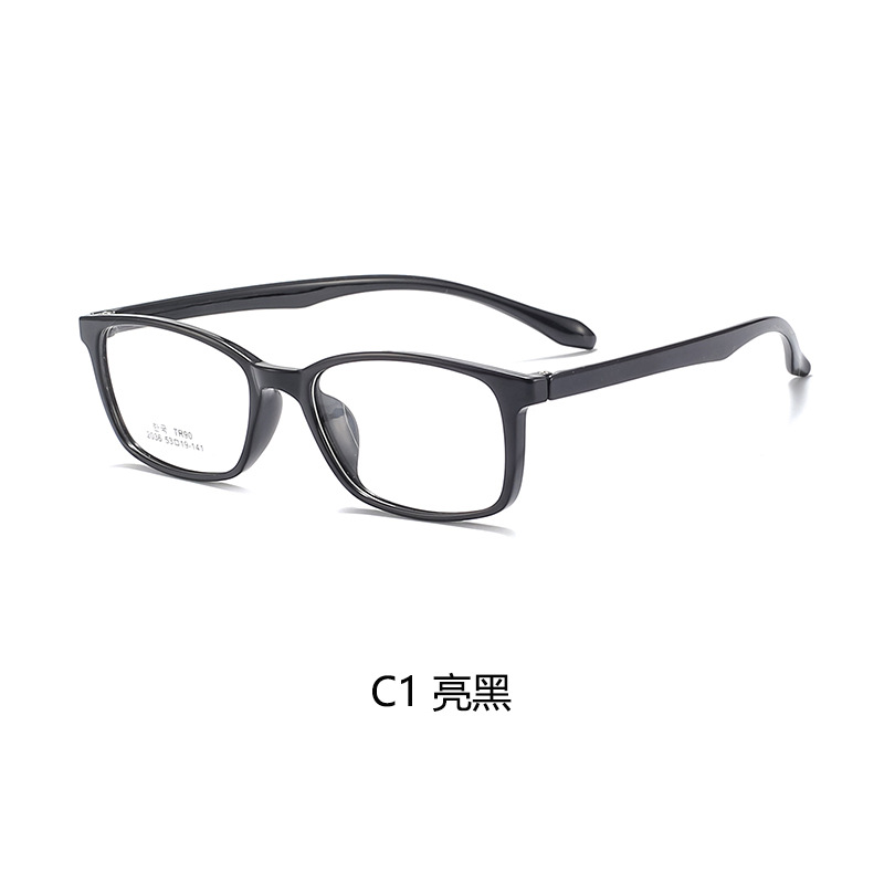 New myopic glasses, female internet celebrity TR90, big face slimming, flat lens internet celebrity, same eyeglass frame, popular on Amazon