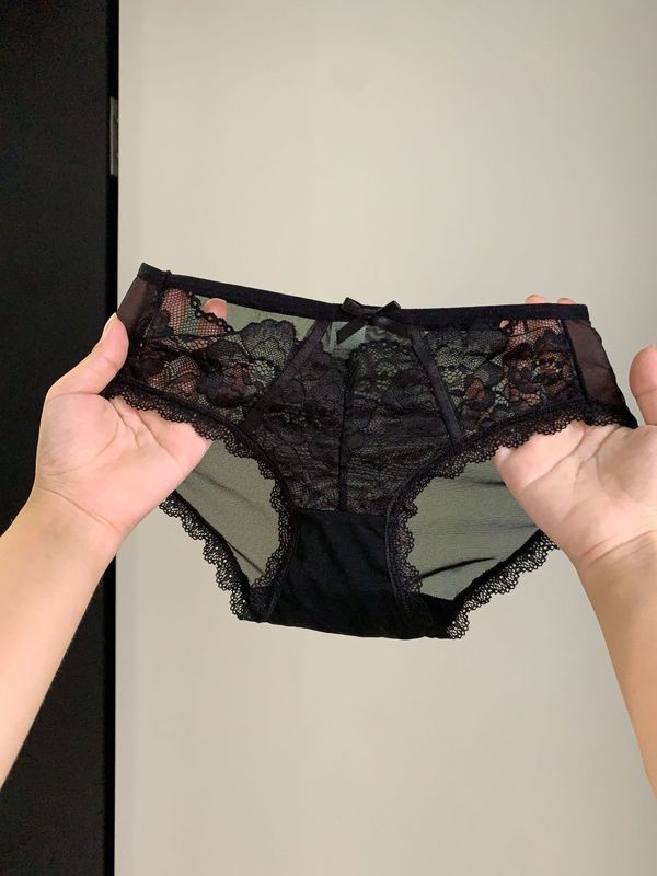法式轻奢蕾丝内裤女2025新款低腰透气无痕夏季薄款镂空三角裤少女|undefined
