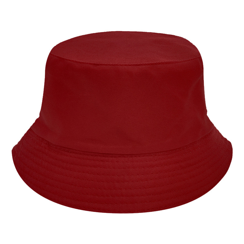 Productos de puestos de tierra Sombrero de pescador de color sólido barato Sombrero de camuflaje de protección solar de doble cara personalizado Sombrero de publicidad de viajes de tablero de luz al por mayor