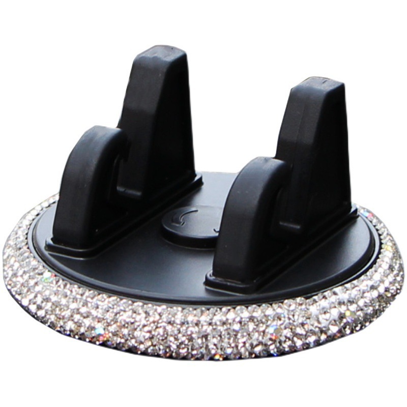 Nuevo 2024 soporte para teléfono móvil con incrustaciones de diamantes para mujer linda pantalla horizontal pantalla vertical consola central marco de soporte de navegación para automóvil