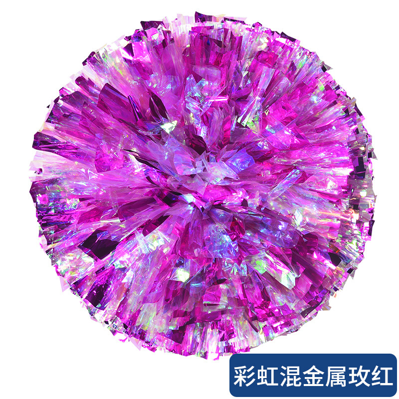 Porristas Bola de flores porristas mano flor mano sacudida flor danza rendimiento mano flor porristas flor bola de color rendimiento