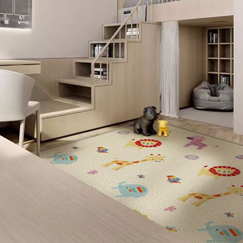 Huaying foldable baby crawling mat thickened baby living room home crawling mat children's foam floor mat with edges