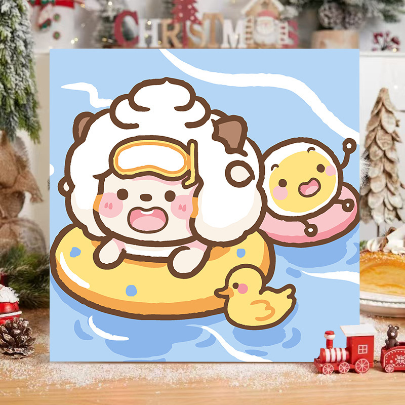 蝶デジタル油絵 diy 着色油絵子供の手描き蝶装飾絵画装飾品メーカー卸売|undefined