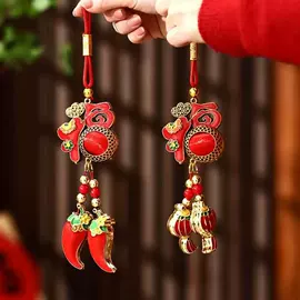 辣椒挂件;中国结;对联/春联