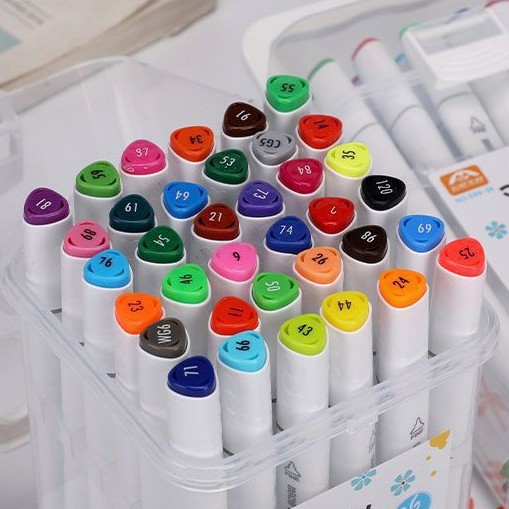 36 colores acuosos de doble cabeza lavable marca de pluma set de 24 colores pinturas de arte graffiti acuarela pluma mayorista