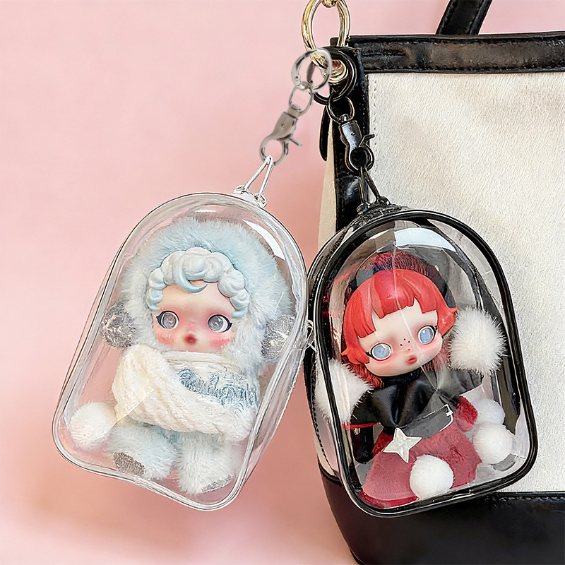 Transparent organizer bag to go out PVC
