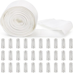 Cross-border preferred in stock supply curtain cloth with 10 meters hook 50