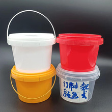 一次性帶提手醬料盒小醬汁杯外賣打包調料圓形透明帶蓋連體塑料盒
