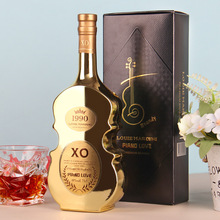 法国进口洋酒路易玛迪尼琴之恋XO白兰地黄色銮金瓶礼盒装一件代发