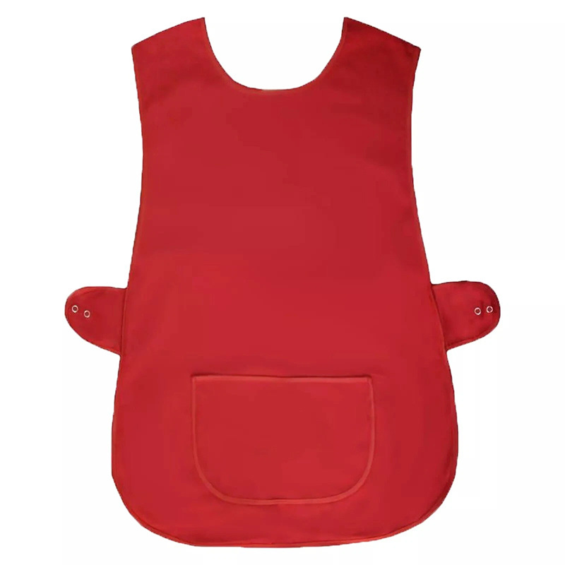 Delantal transfronterizo chaleco peluquería ropa de trabajo belleza peluquería botón de hombro delantal logo personalizado