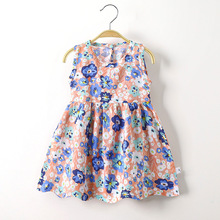 童装宝宝公主裙女童连衣裙小童夏装2024新款儿童裙子人造棉绵绸