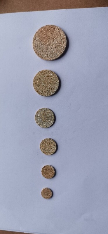 Powder Sintered Copper Filter Element with High Precision, Breathable and Uniform Resistance, Powder Sintered Bronze Filter Tube Filter Element