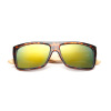 Retro sunglasses, wooden glasses suitable for men and women solar-powered